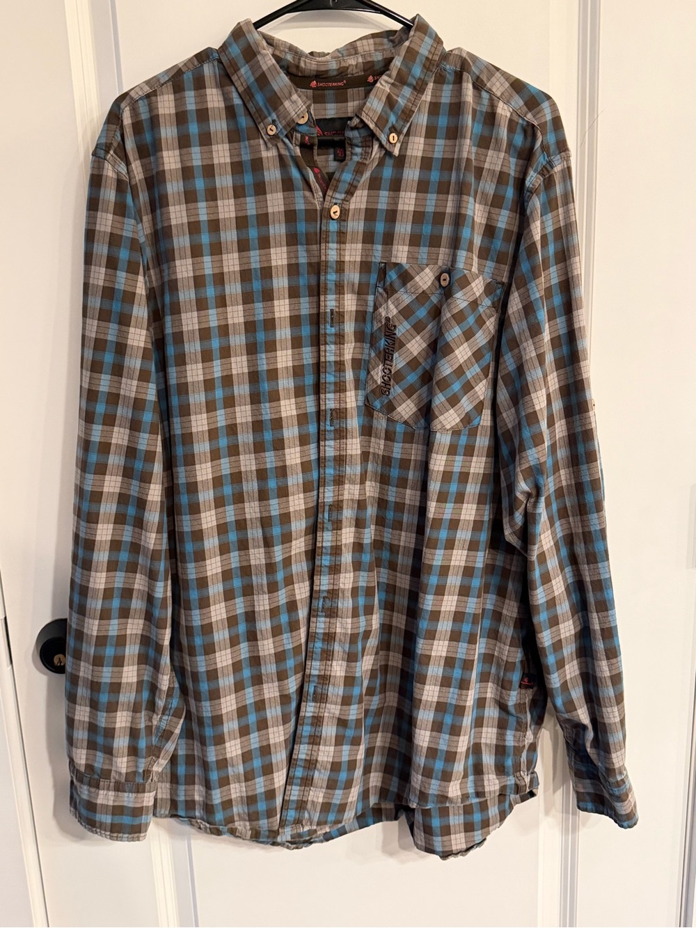 Moorland Shirt - Lake Blue/Brown - Picture 3 of 7